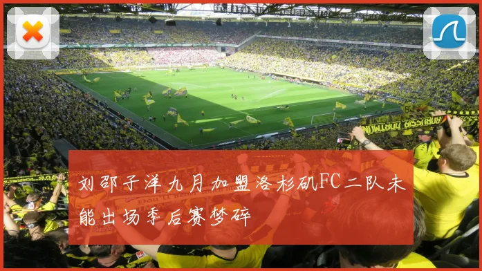 刘邵子洋九月加盟洛杉矶FC二队未能出场季后赛梦碎